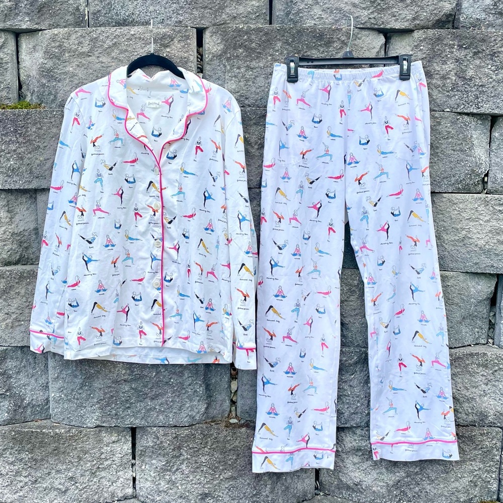 Bed Head Yoga Pose Long Sleeve PJ Set